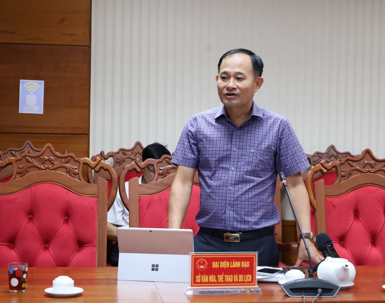 Sở VHTTDL báo cáo 